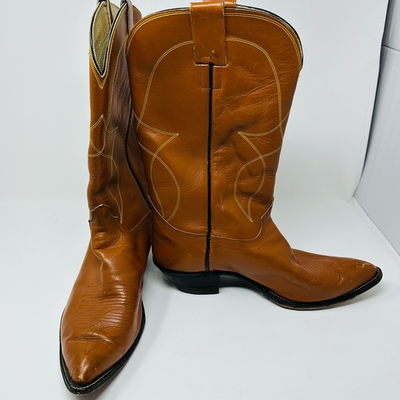 Hyper Vintage Mens Cowboy Boots - Picture 5 of 11